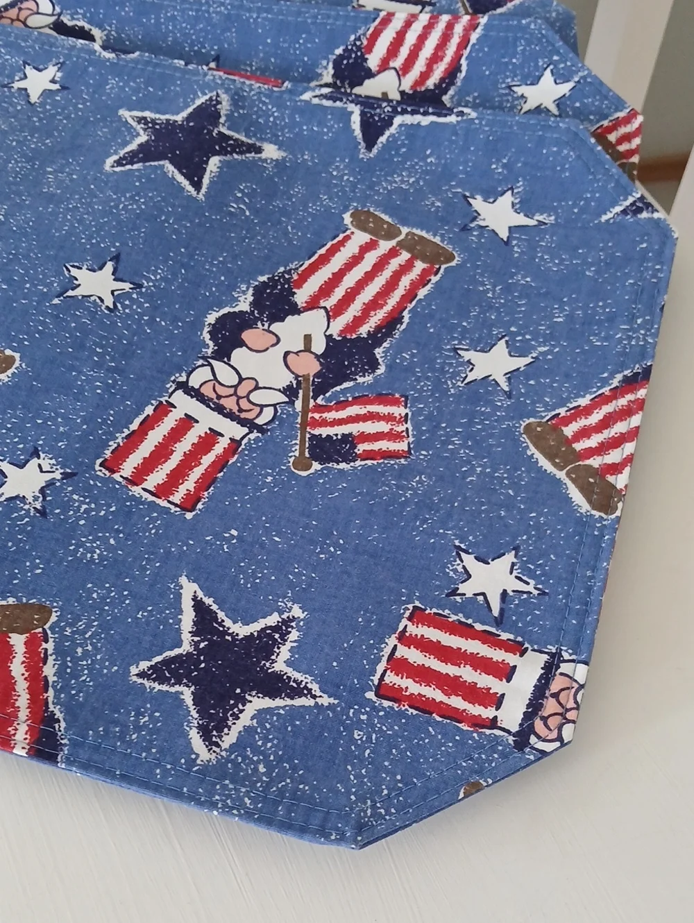 Uncle Sam Stars Patriotic Placemats 18x13